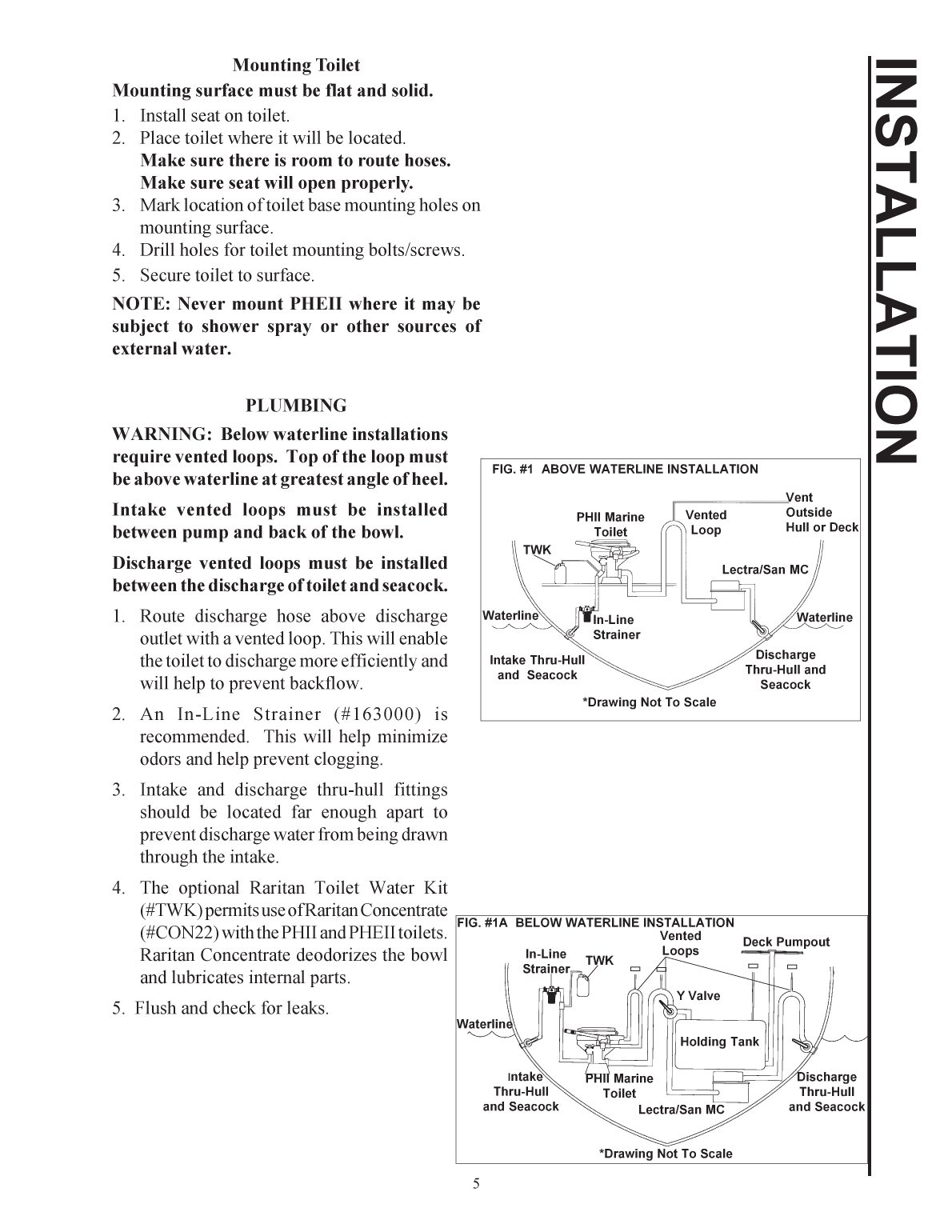 Raritan Head Model Phii Manual
