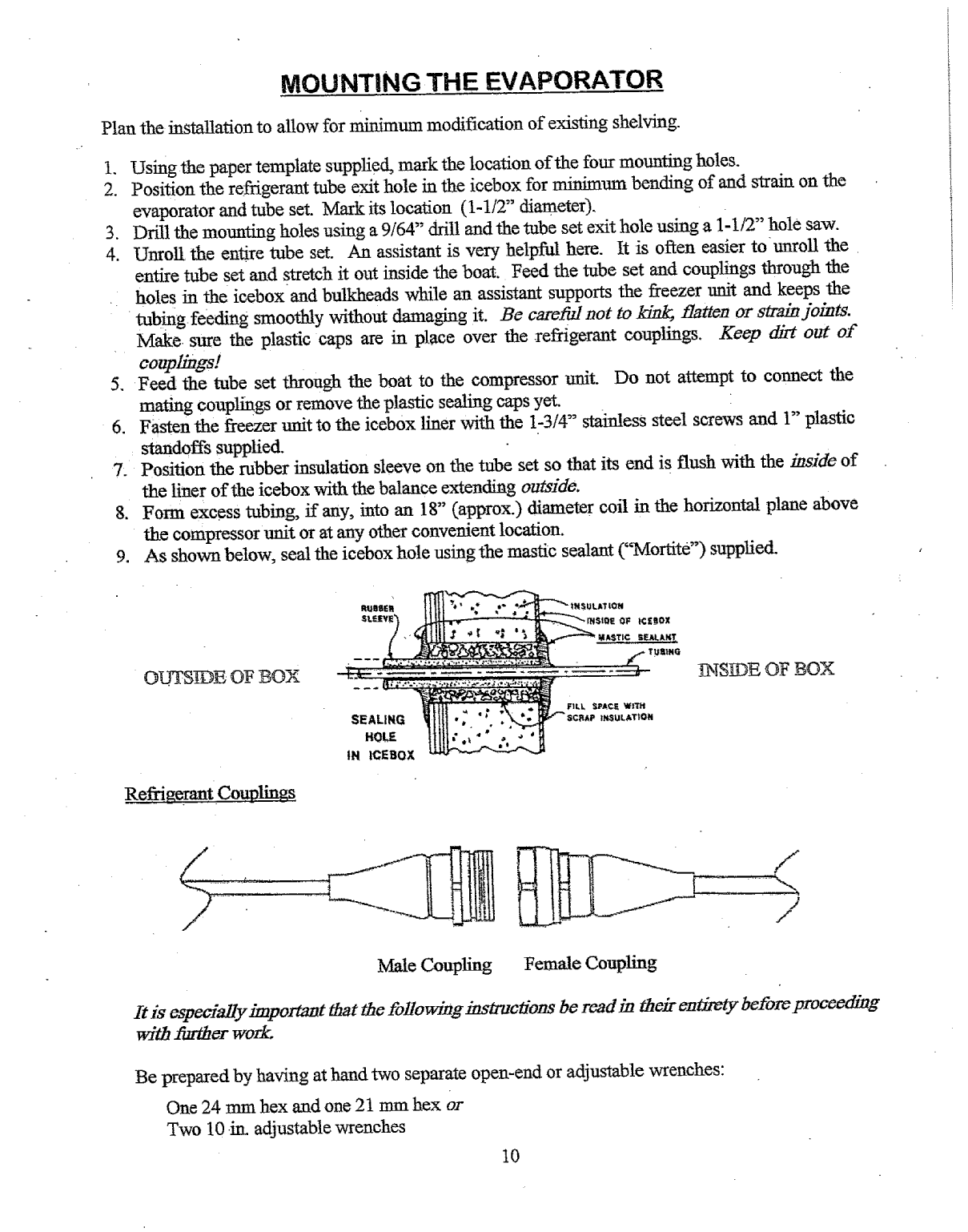 Adler Barbour waeco io Manual