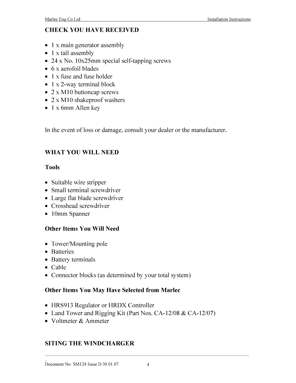 Rutland fm 910 3 Manual Issue d