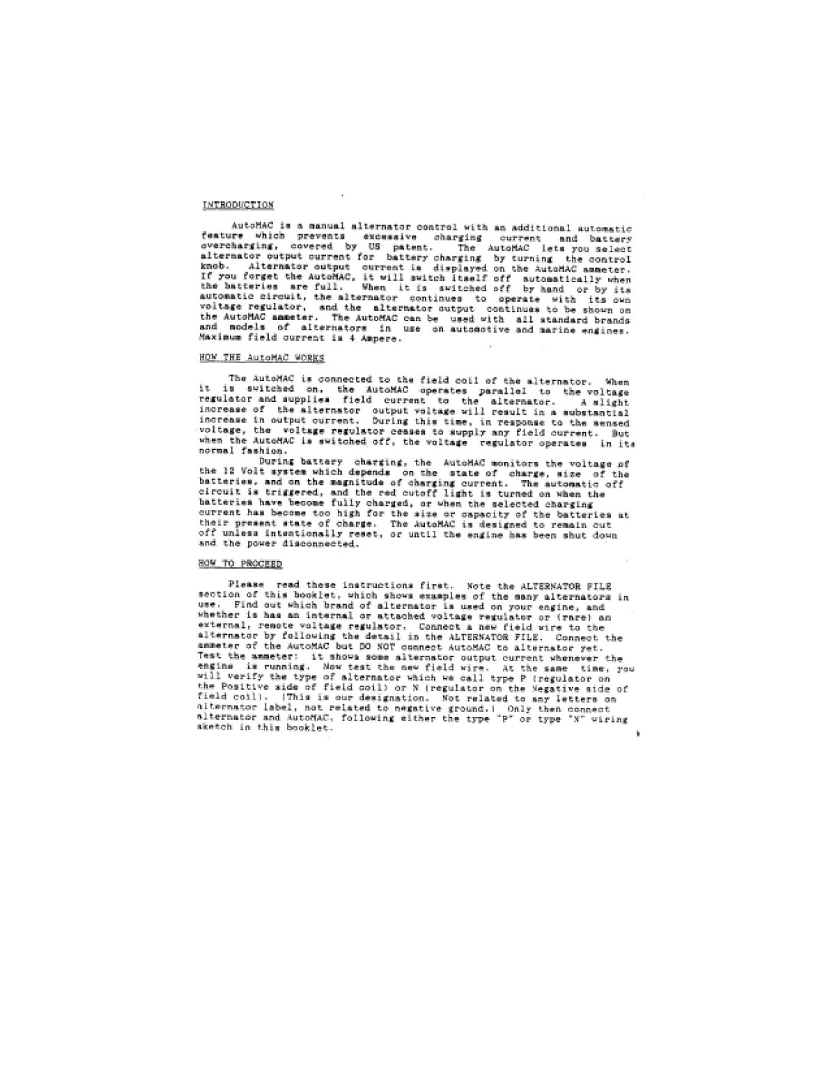 Auto Mac Manual