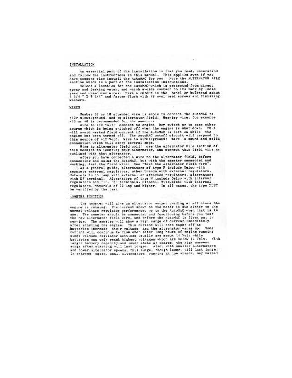 Auto Mac Manual