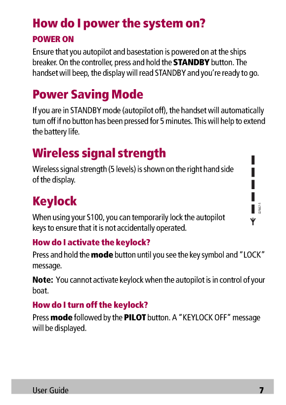 Raymarine S100 Wireless Remote Manual 81242 2 en
