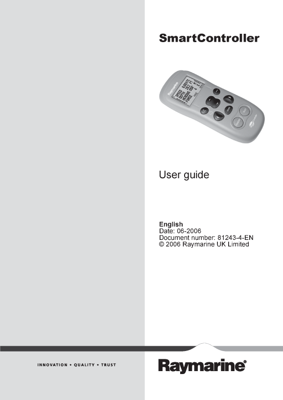 Raymarine Smart Controller User Guide 81243 4 en
