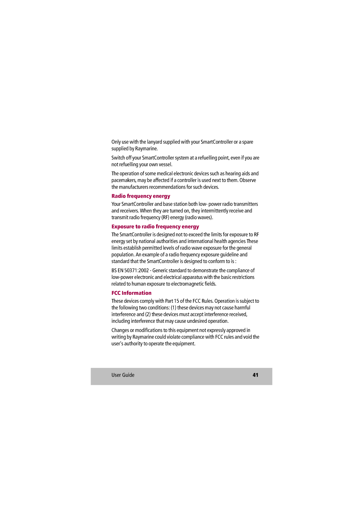 Raymarine Smart Controller User Guide 81243 4 en