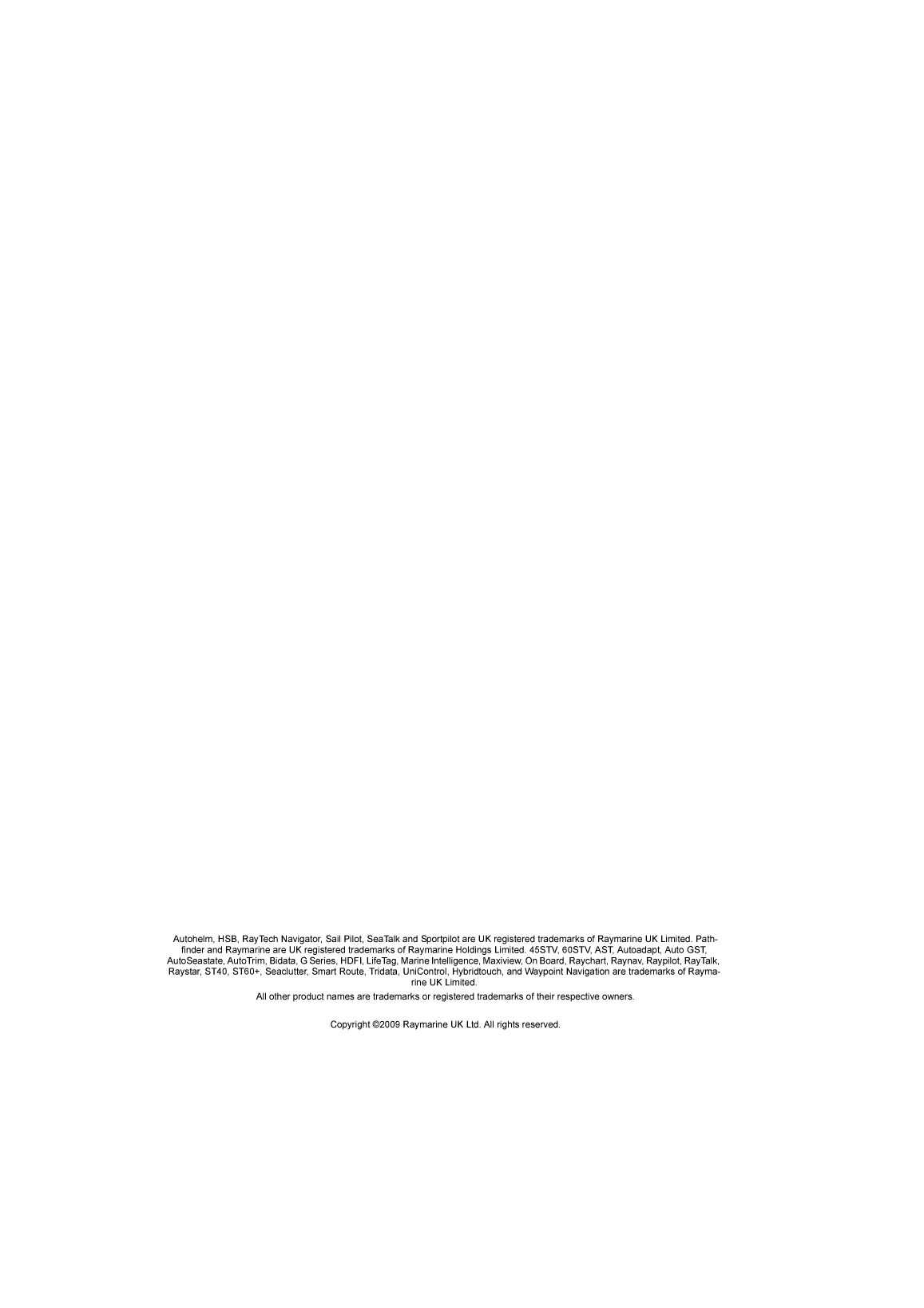 Raymarine Smart Pilot X5 Operating Guide 81293 3