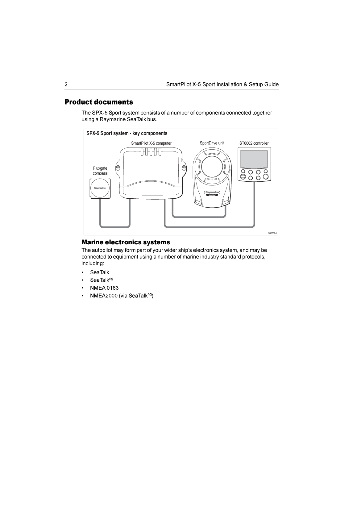 Raymarine Spx 5 Sport Pilot Installation Instructions 87076 3