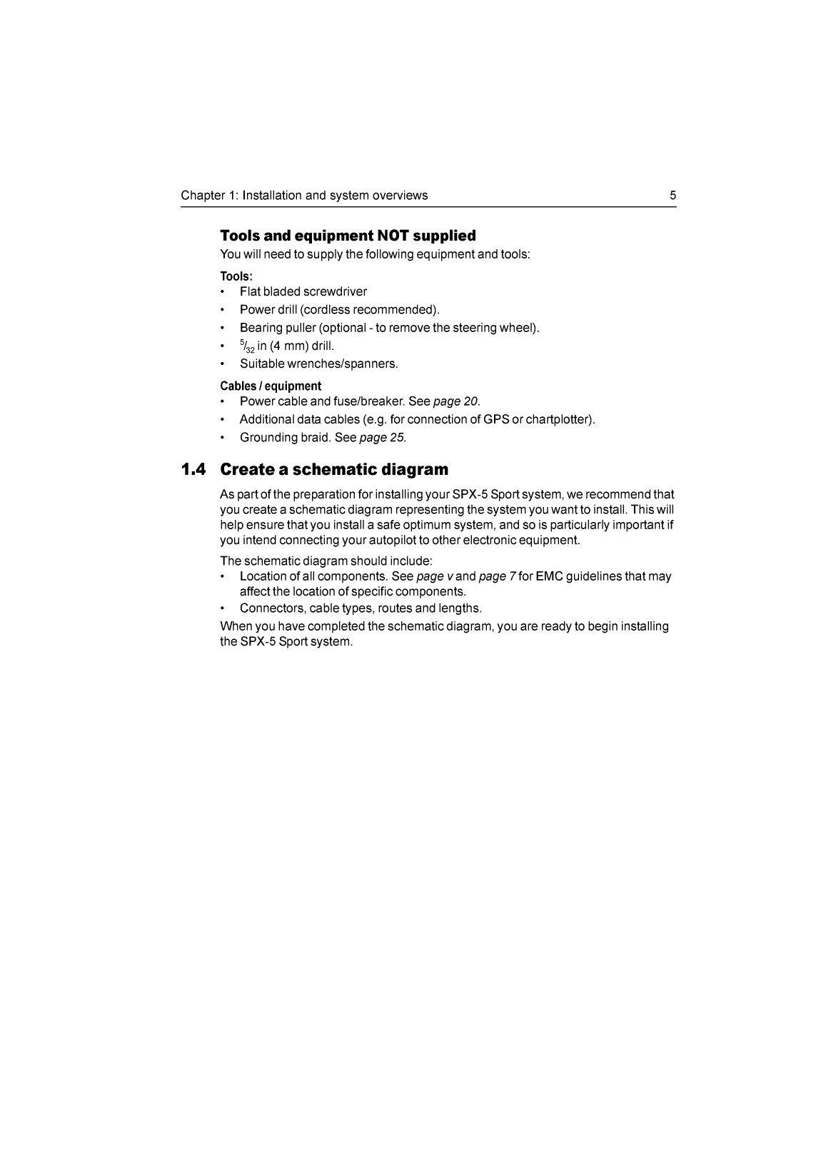 Raymarine Spx 5 Sport Pilot Installation Instructions 87076 3