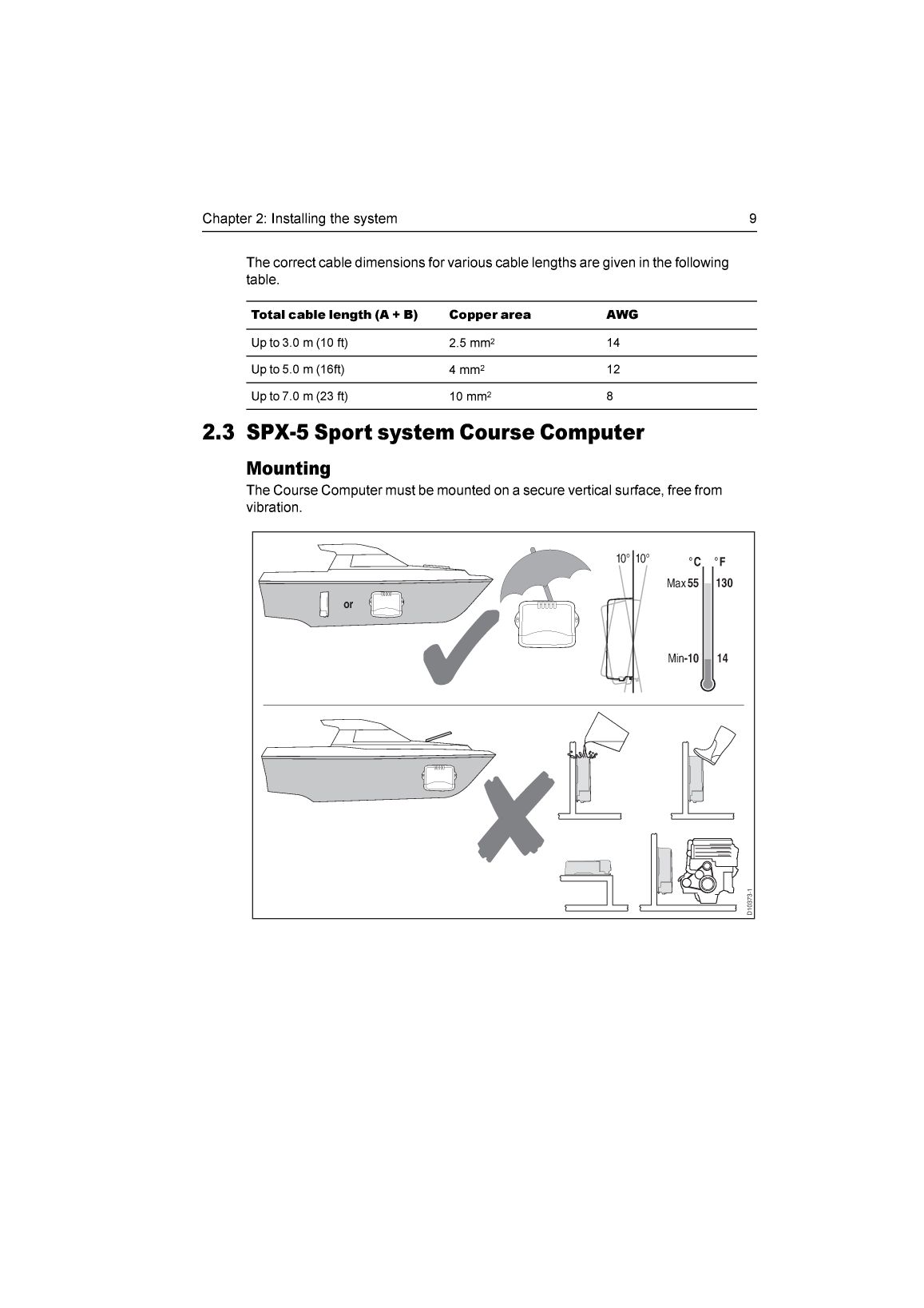 Raymarine Spx 5 Sport Pilot Installation Instructions 87076 3