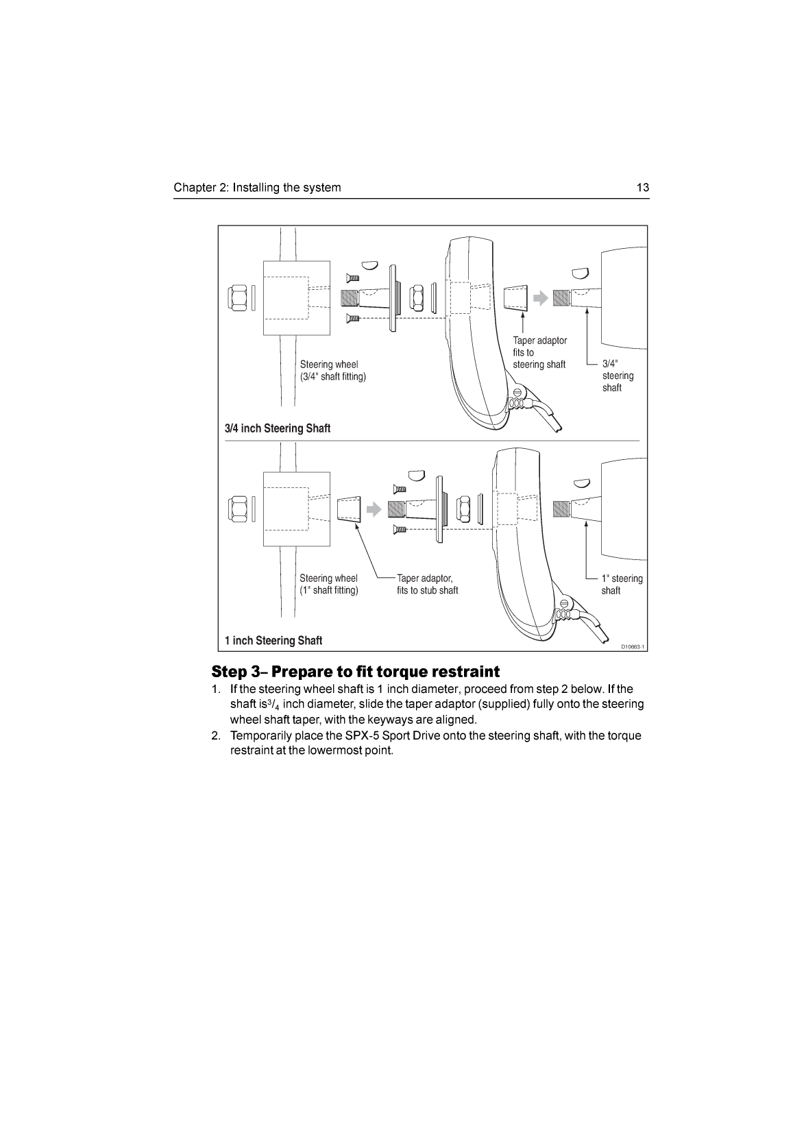 Raymarine Spx 5 Sport Pilot Installation Instructions 87076 3
