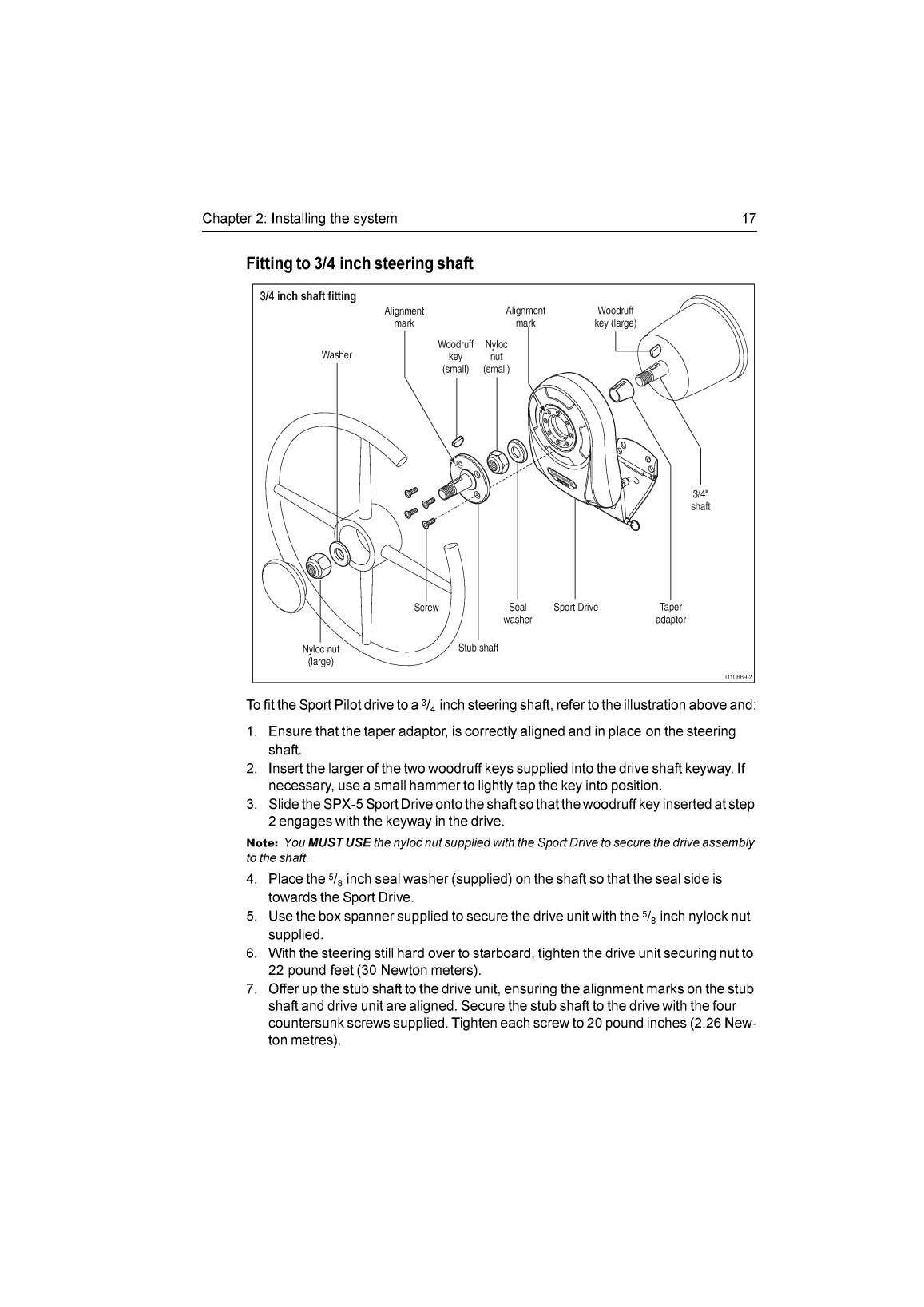 Raymarine Spx 5 Sport Pilot Installation Instructions 87076 3