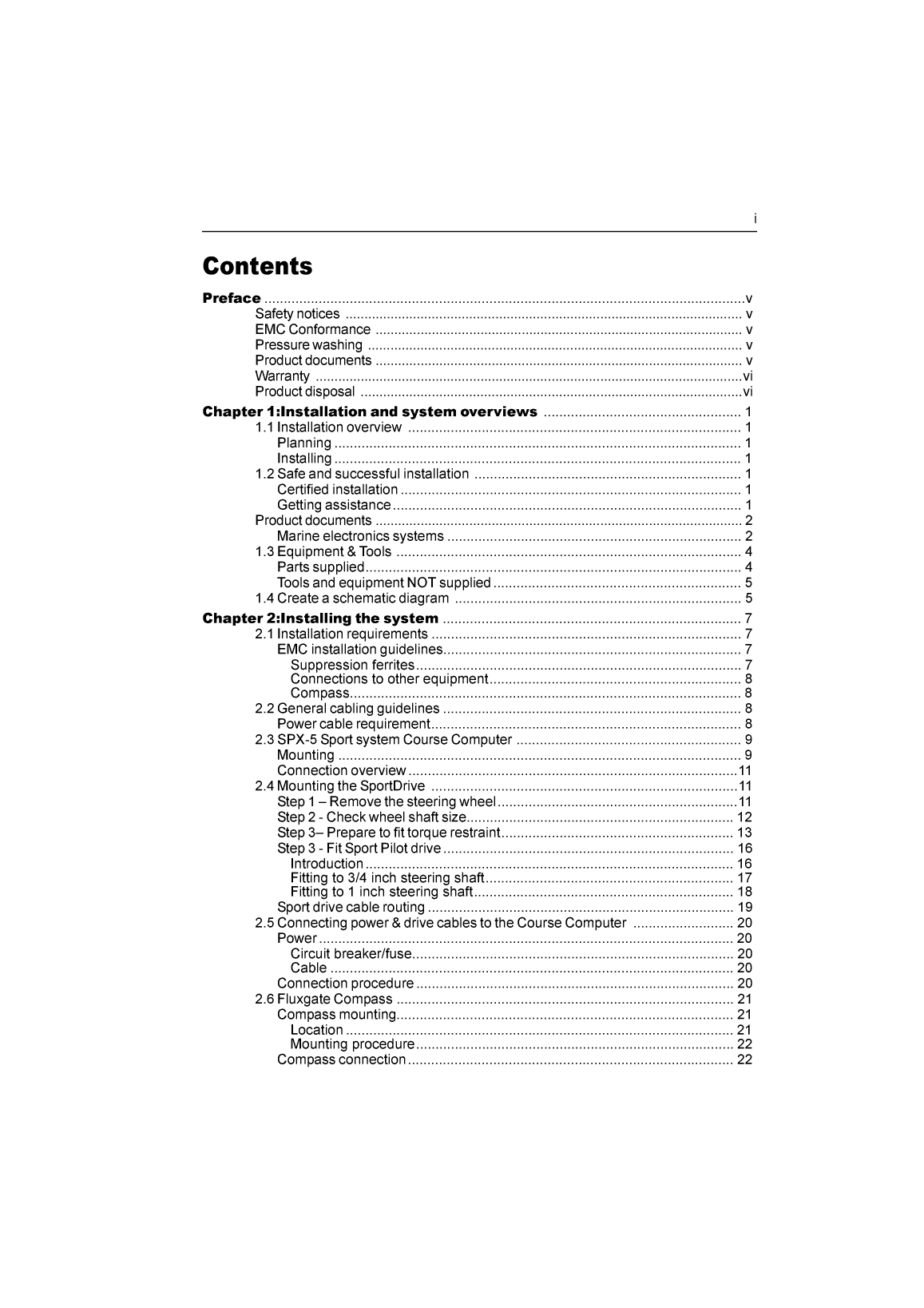 Raymarine Spx 5 Sport Pilot Installation Instructions 87076 3