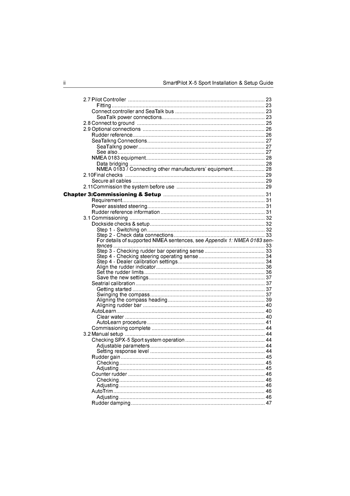 Raymarine Spx 5 Sport Pilot Installation Instructions 87076 3