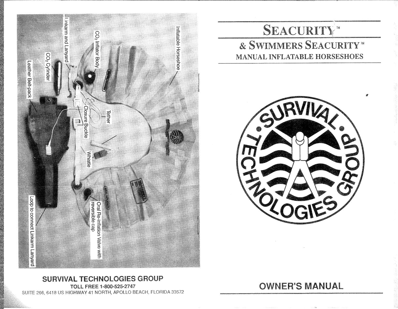 Seacurity Manual Inflatable Horseshoe