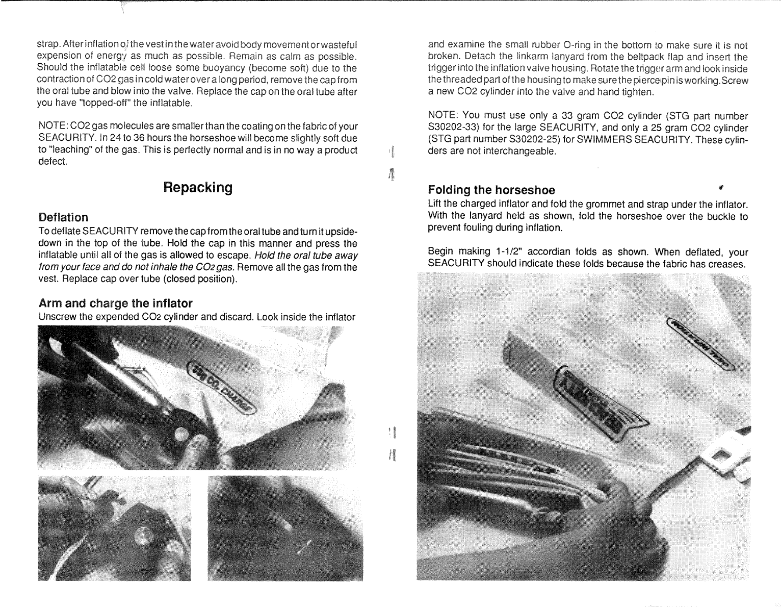 ' Seacurity Manual Inflatable Horseshoe'