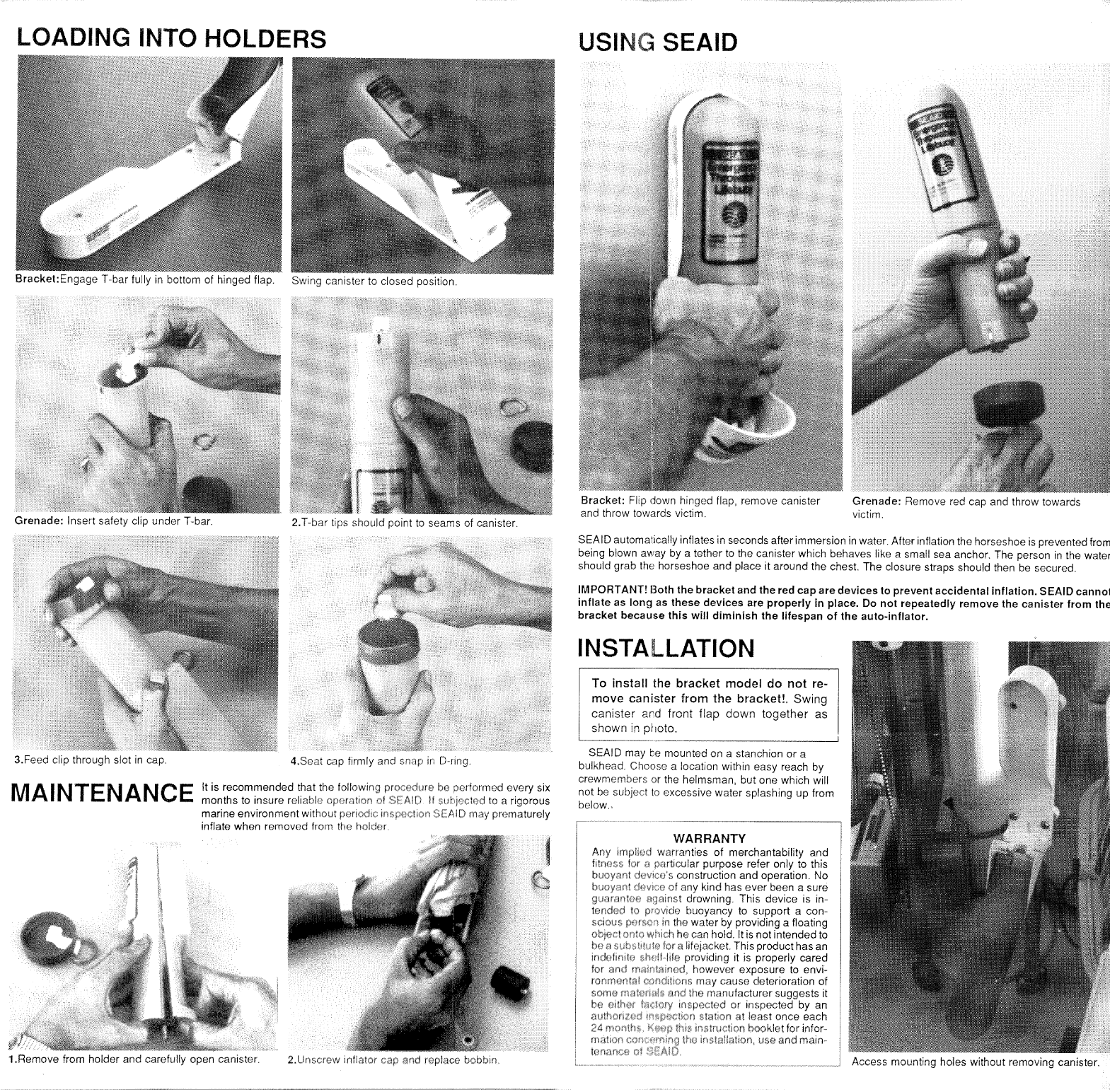 Seaid Emergency Throwable Lifebouy