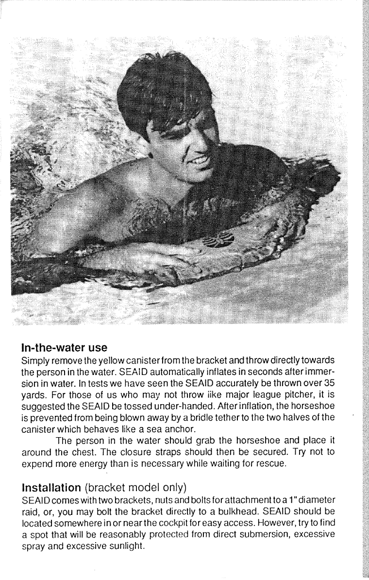 ' Seaid Lifebuoy Automatic Throwable'