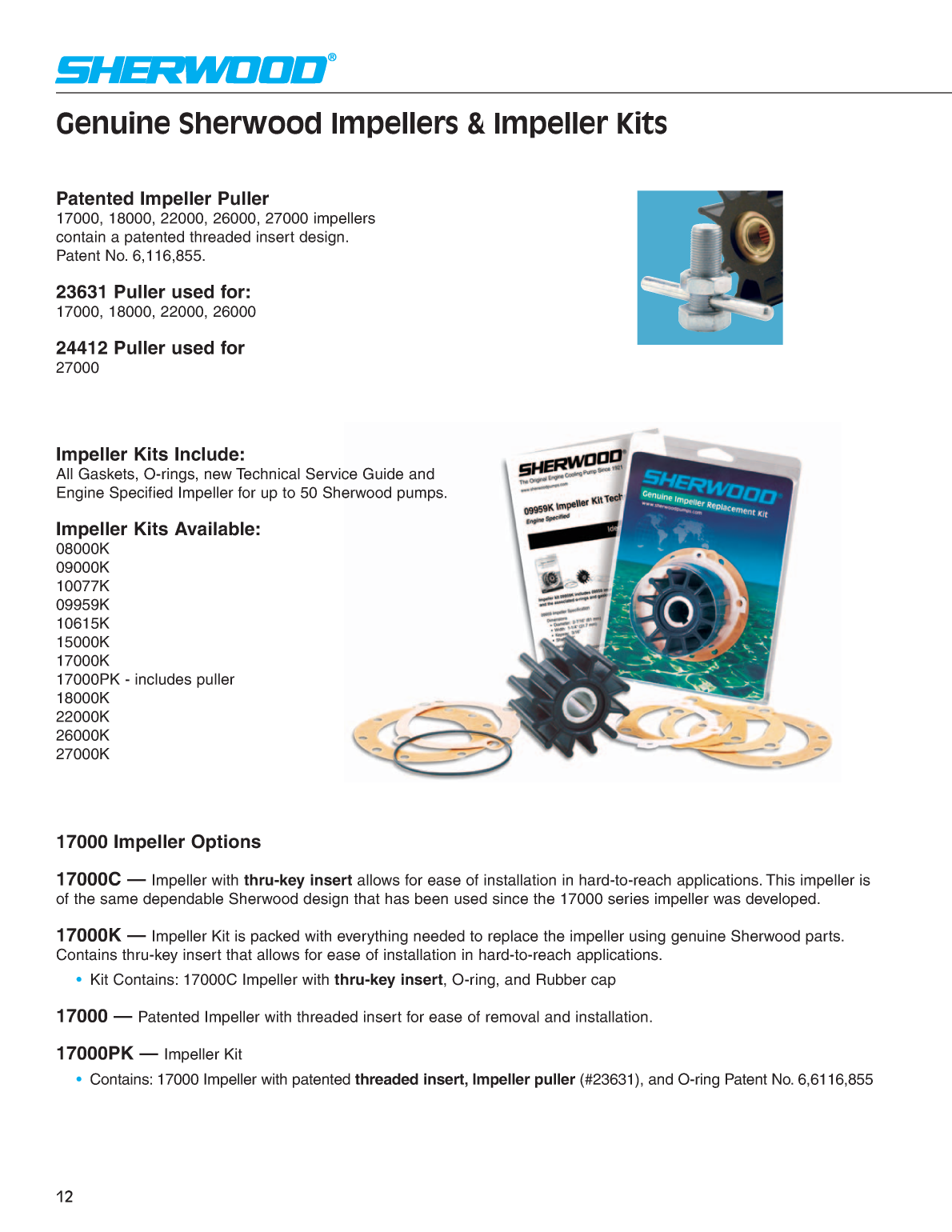 Sherwood Pump Repair 3022