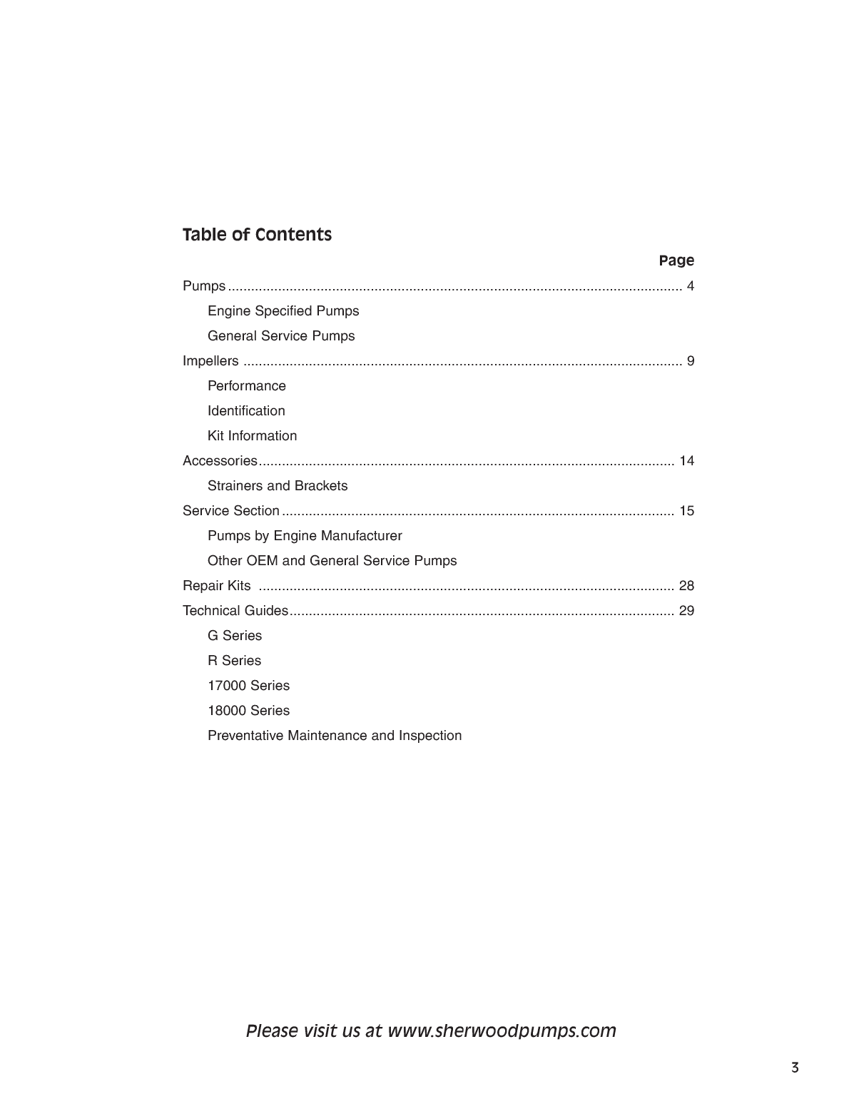 Sherwood Pump Repair 3022