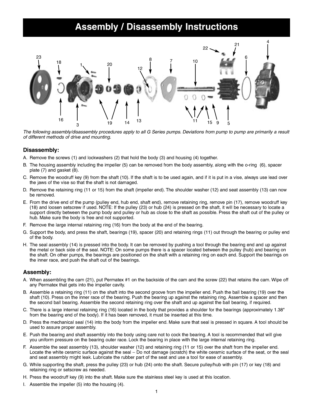 Sherwood Pump Repair 3047
