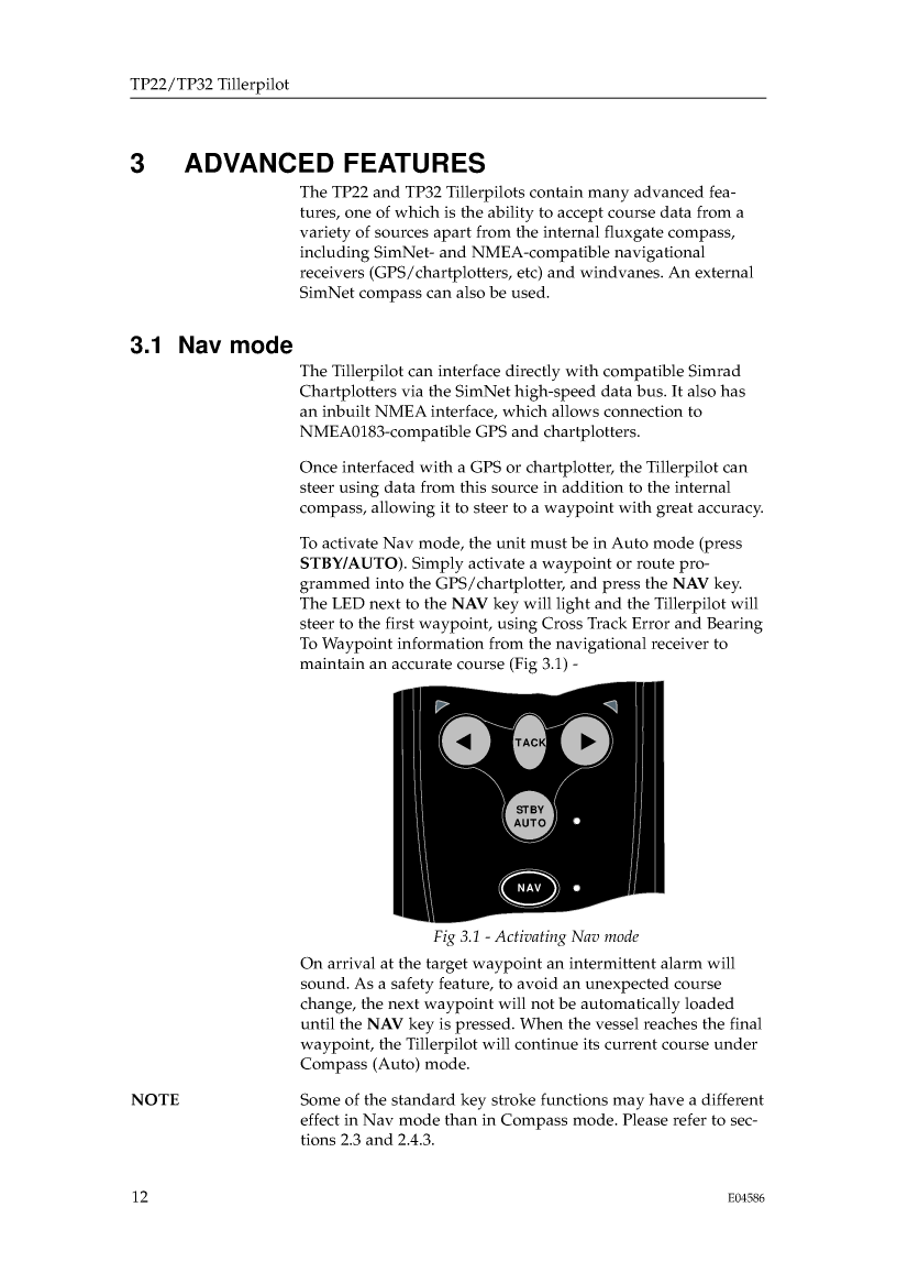 ' Simrad Tp2232 Issue 1.0'