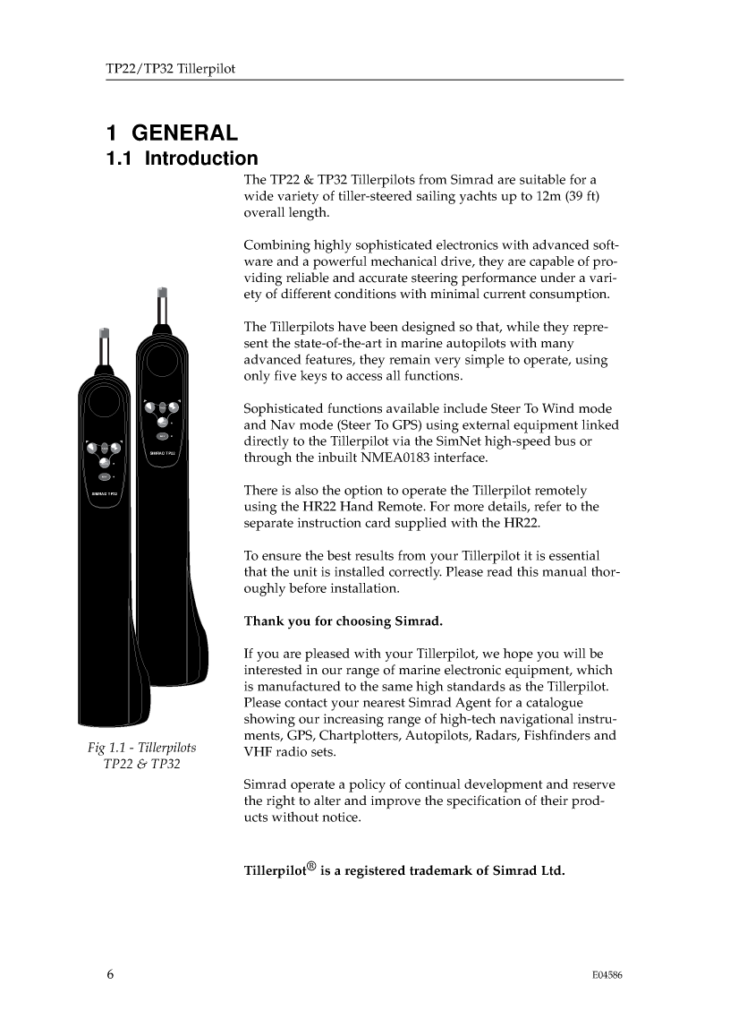 ' Simrad Tp2232 Issue 1.0'