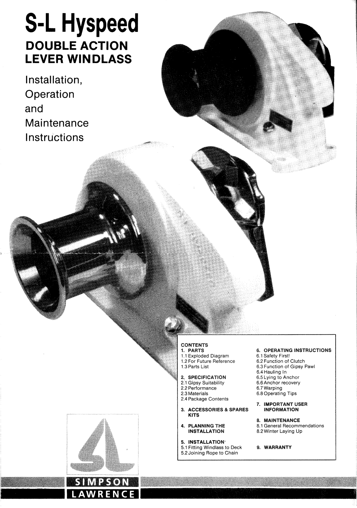 S l Hyspeed Windlass
