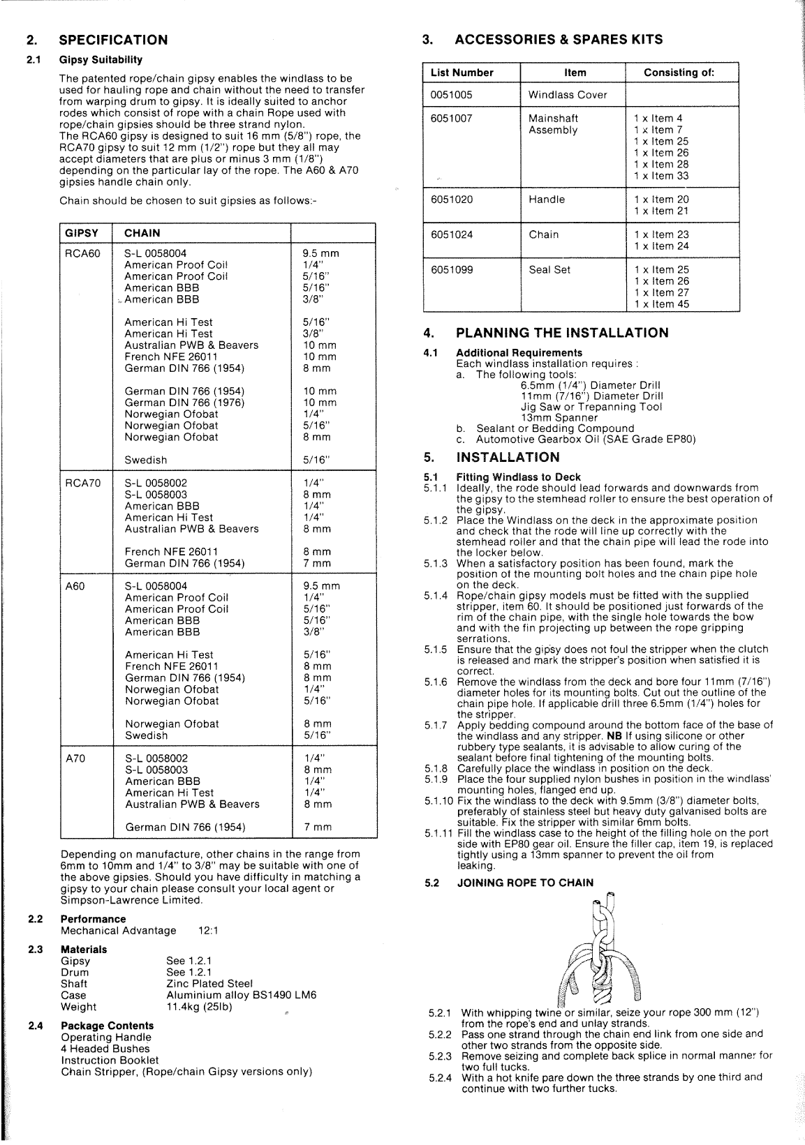 's l Hyspeed Windlass'