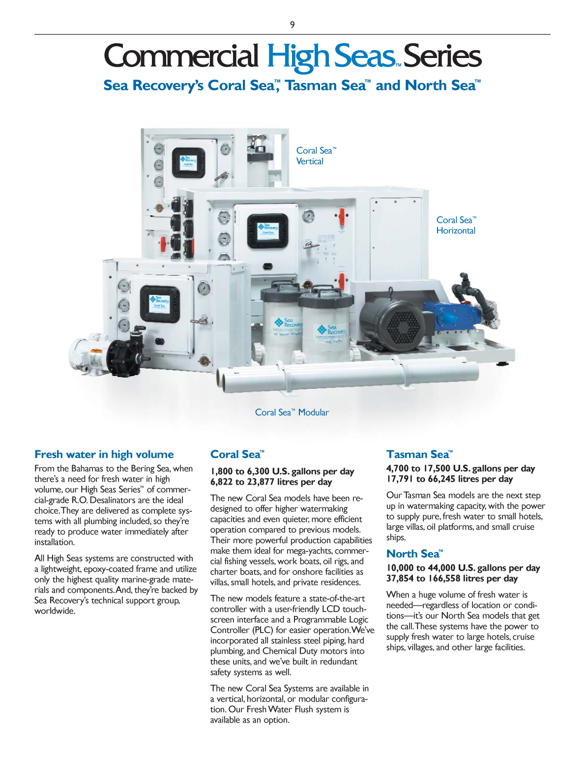 Src: Src 170 english Sea Recovery Src 170 Gallon/day 12 V Desalinisator