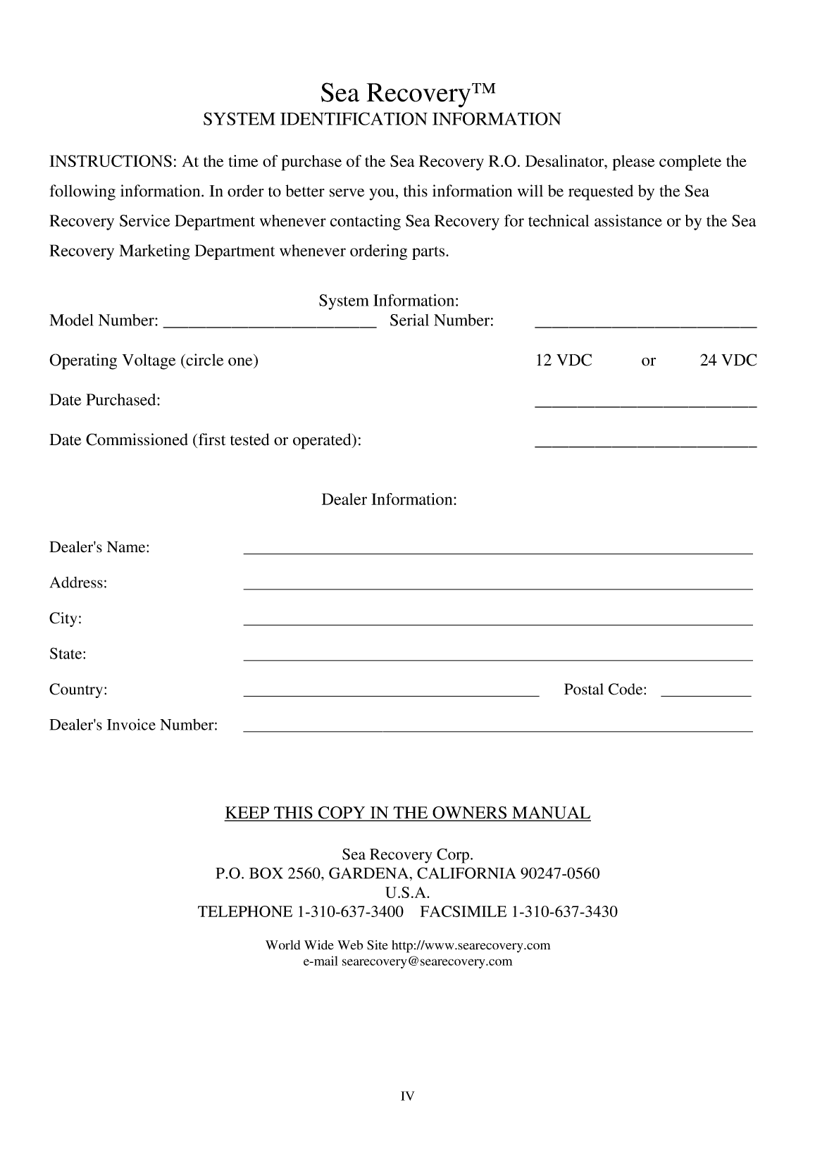 Src: Src 170 french Sea Recovery Src 170 Home Made Translation, Traduction En Français Du Manuel