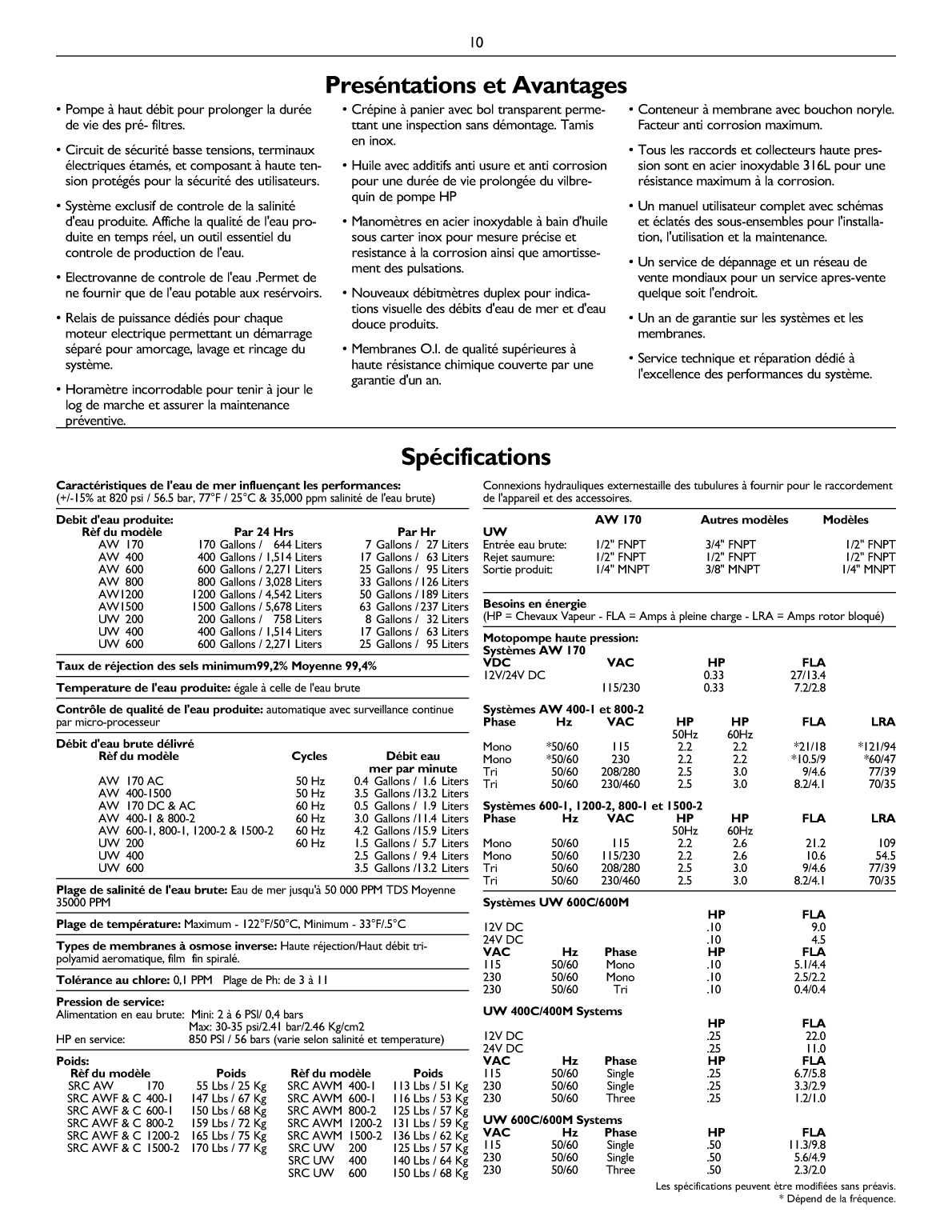 Src: Whisper french Sea Recovery Whisperdesalinisateur, En Français=