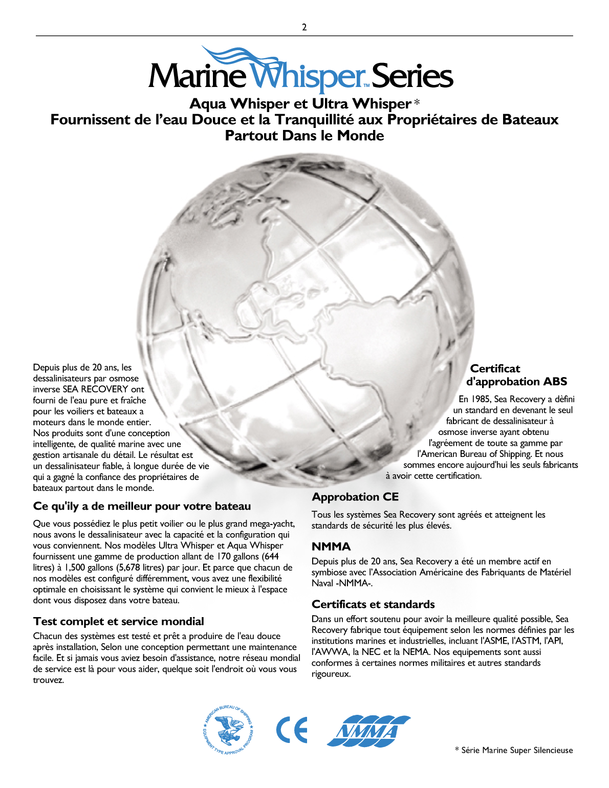 Src: Whisper french Sea Recovery Whisperdesalinisateur, En Français=