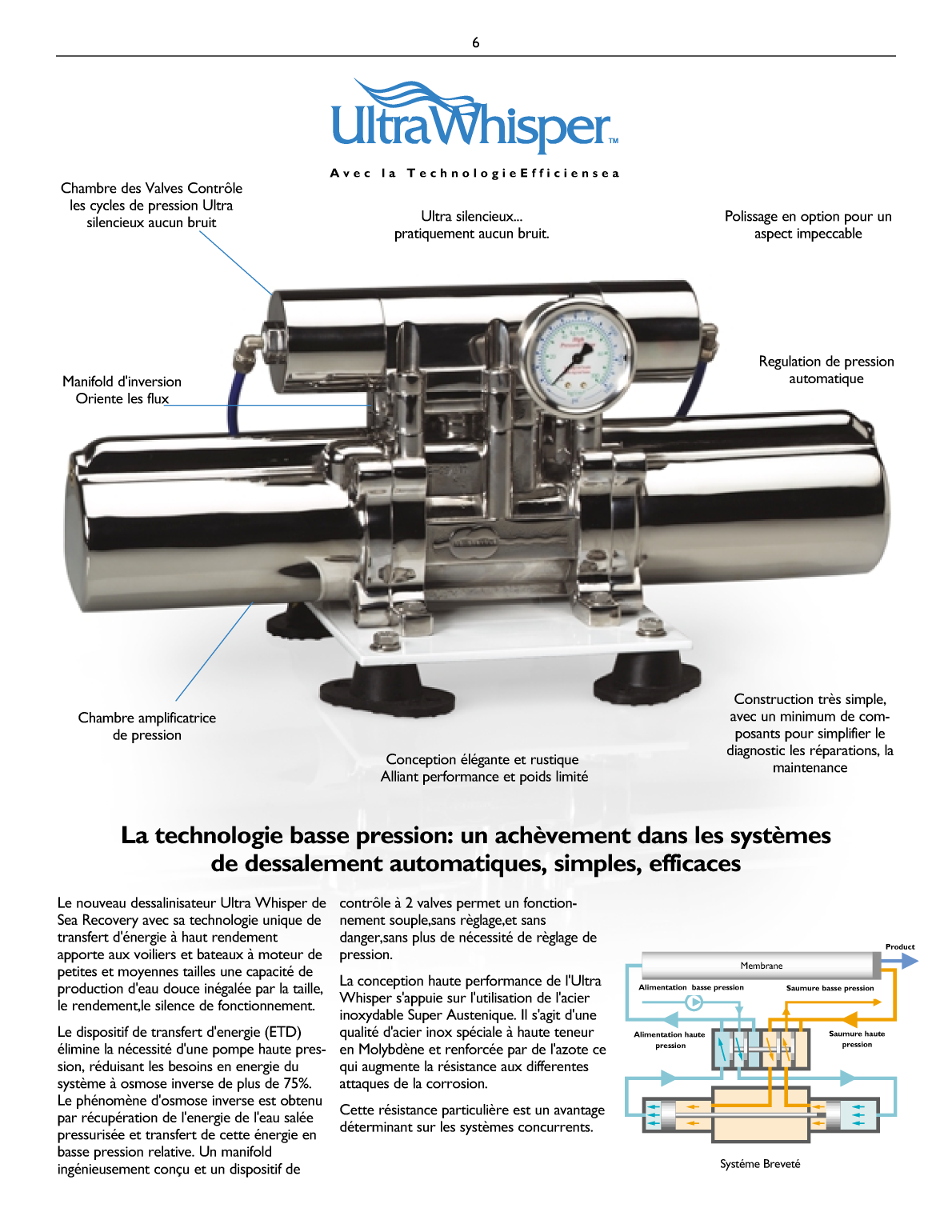 Src: Whisper french Sea Recovery Whisperdesalinisateur, En Français=