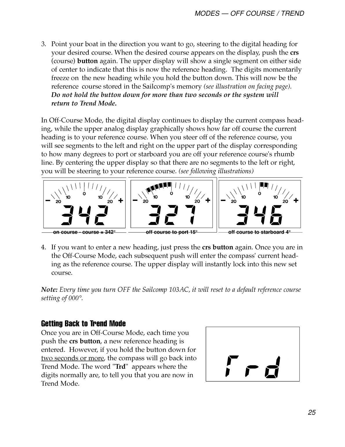 Sailcomp Manual 1107 A