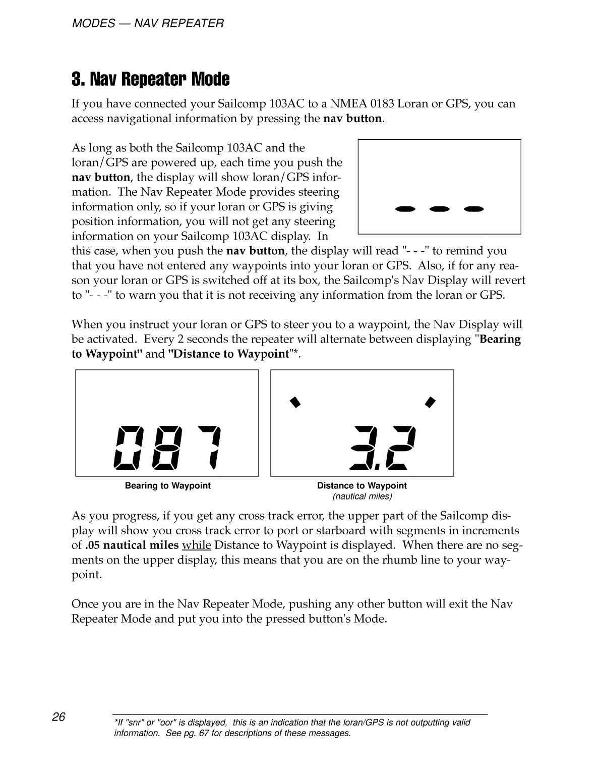 Sailcomp Manual 1107 A