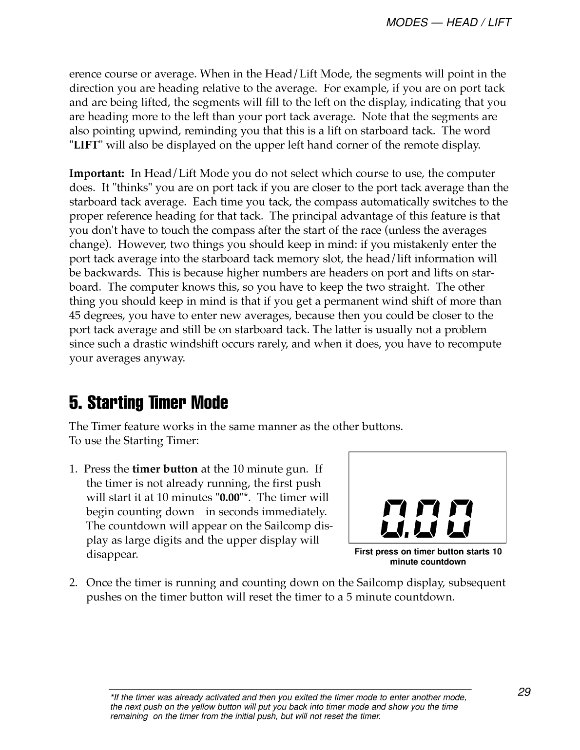 Sailcomp Manual 1107 A