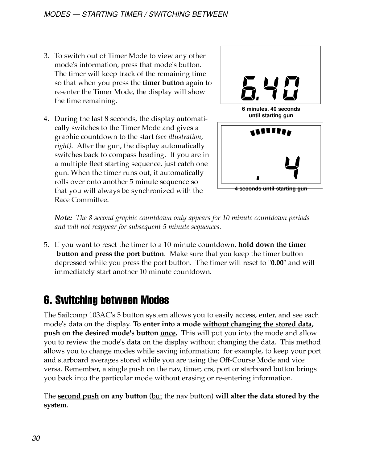 Sailcomp Manual 1107 A