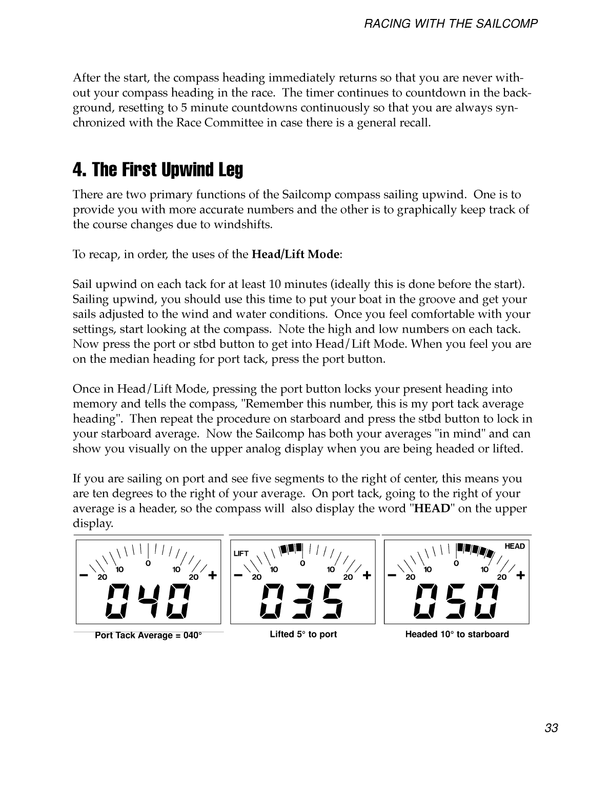 Sailcomp Manual 1107 A