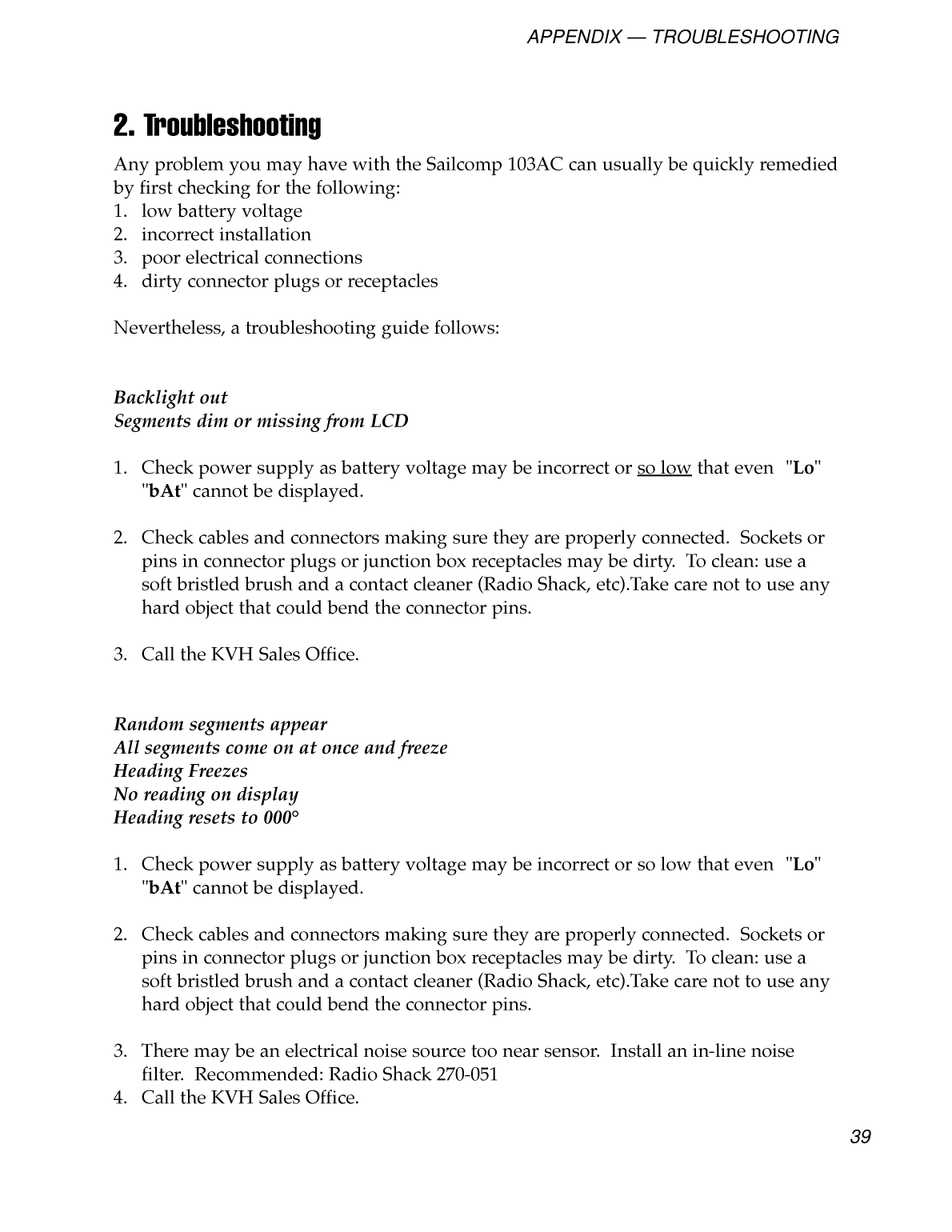 Sailcomp Manual 1107 A