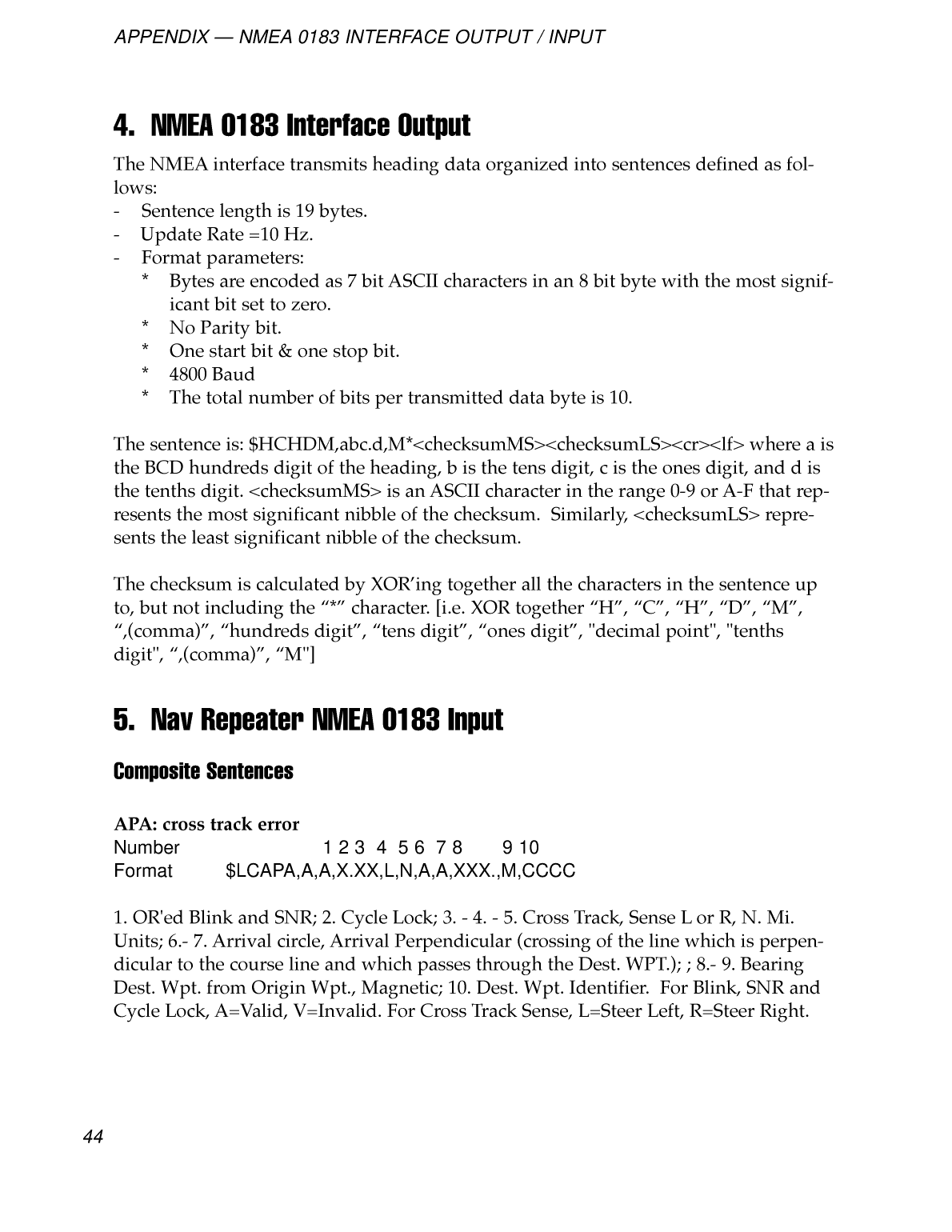 Sailcomp Manual 1107 A