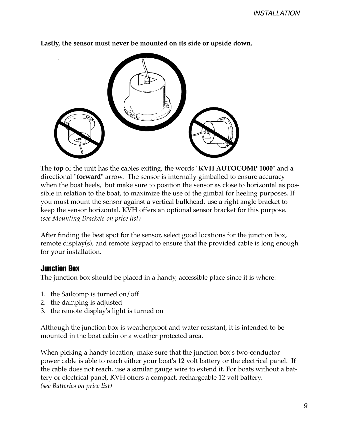 Sailcomp Manual 1107 A