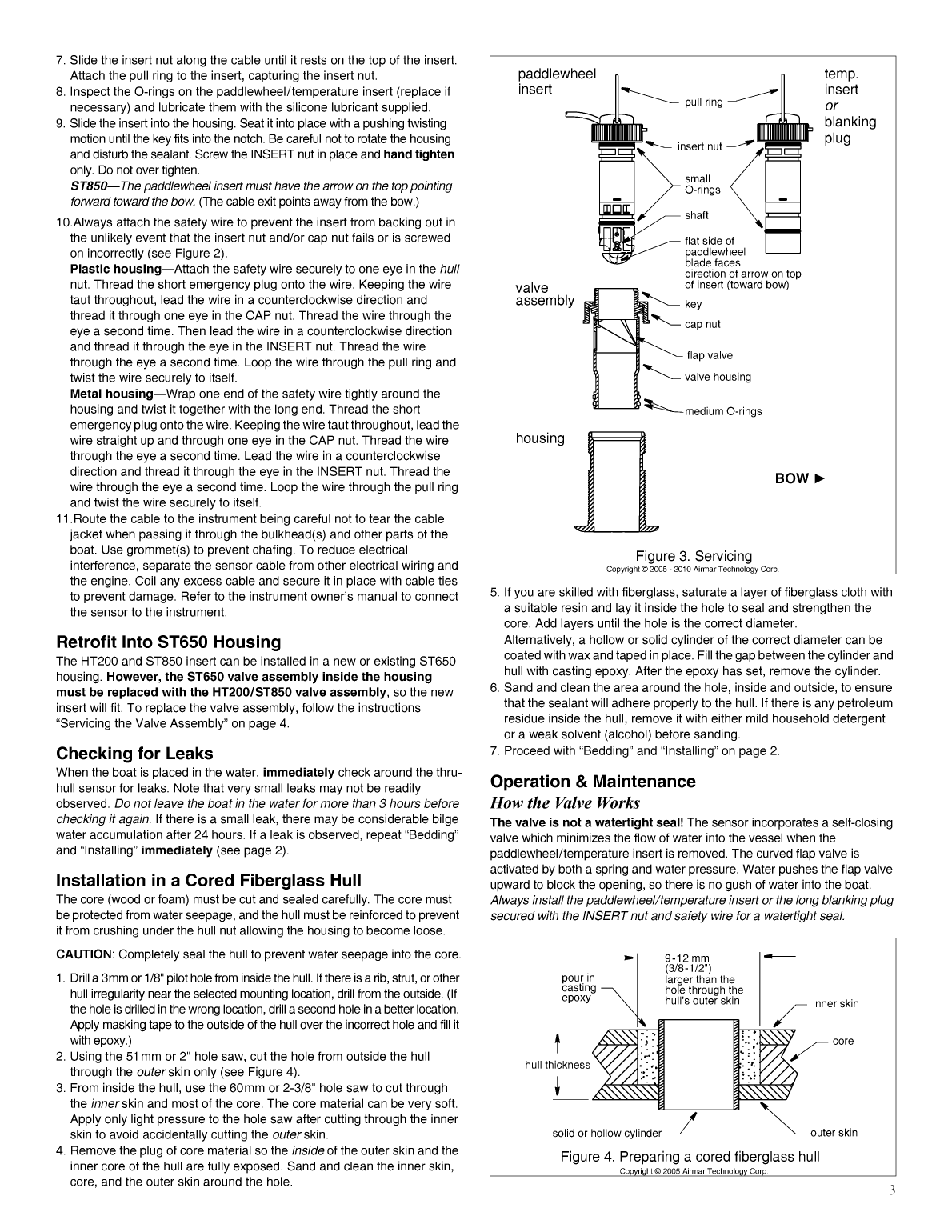 Airmar st850 installtion maintenance 17 422 01
