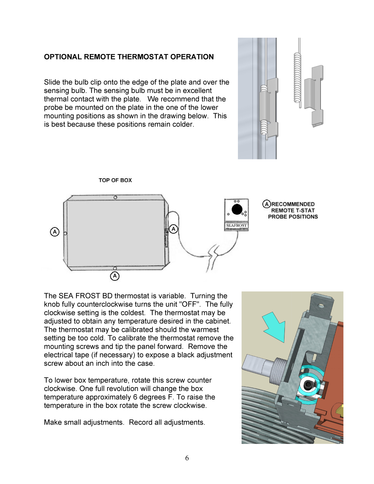 Seafrost Model Bd Refrigerator Air