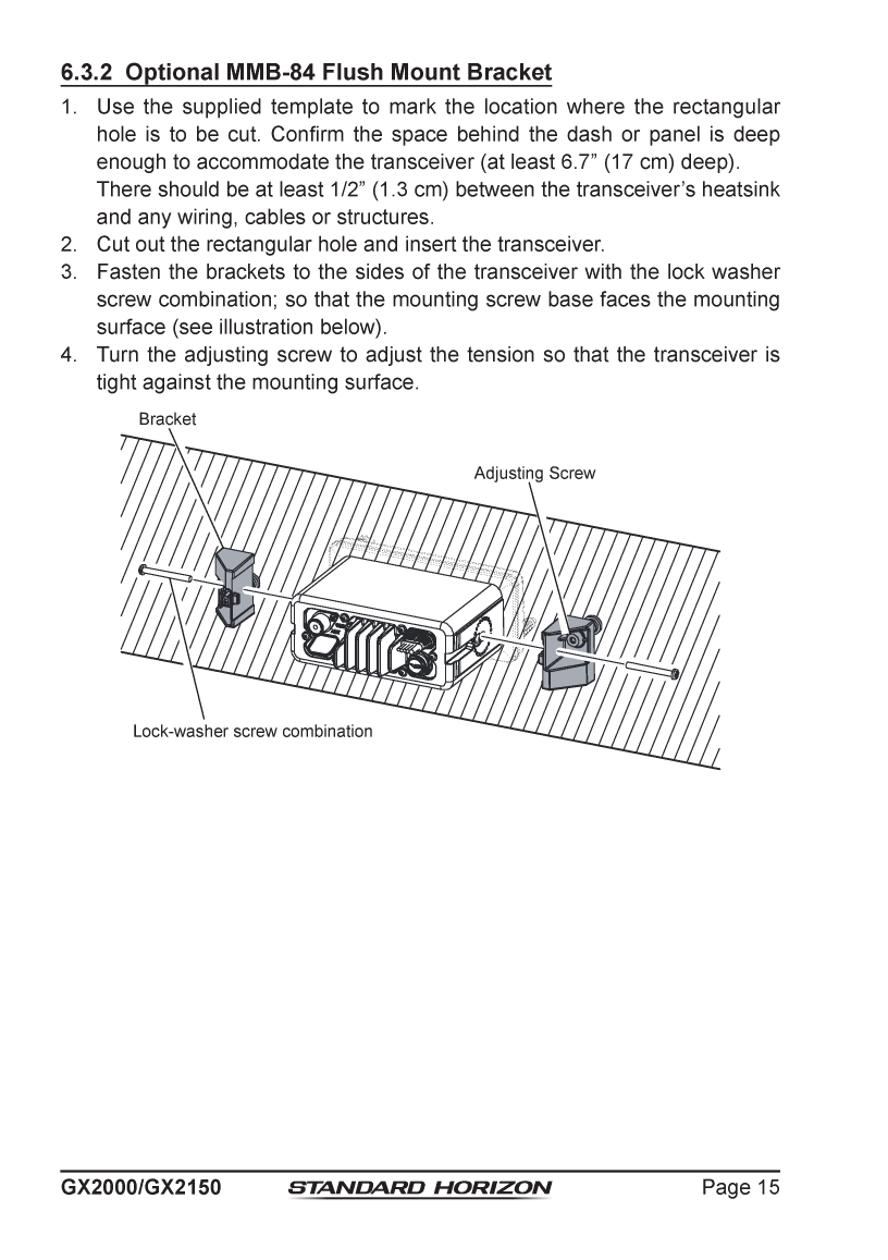 Standard Horizon Gx2150 Om Usa Em044n160 5292013