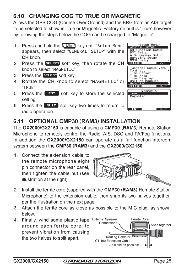Standard Horizon Gx2150 Om Usa Em044n160 5292013