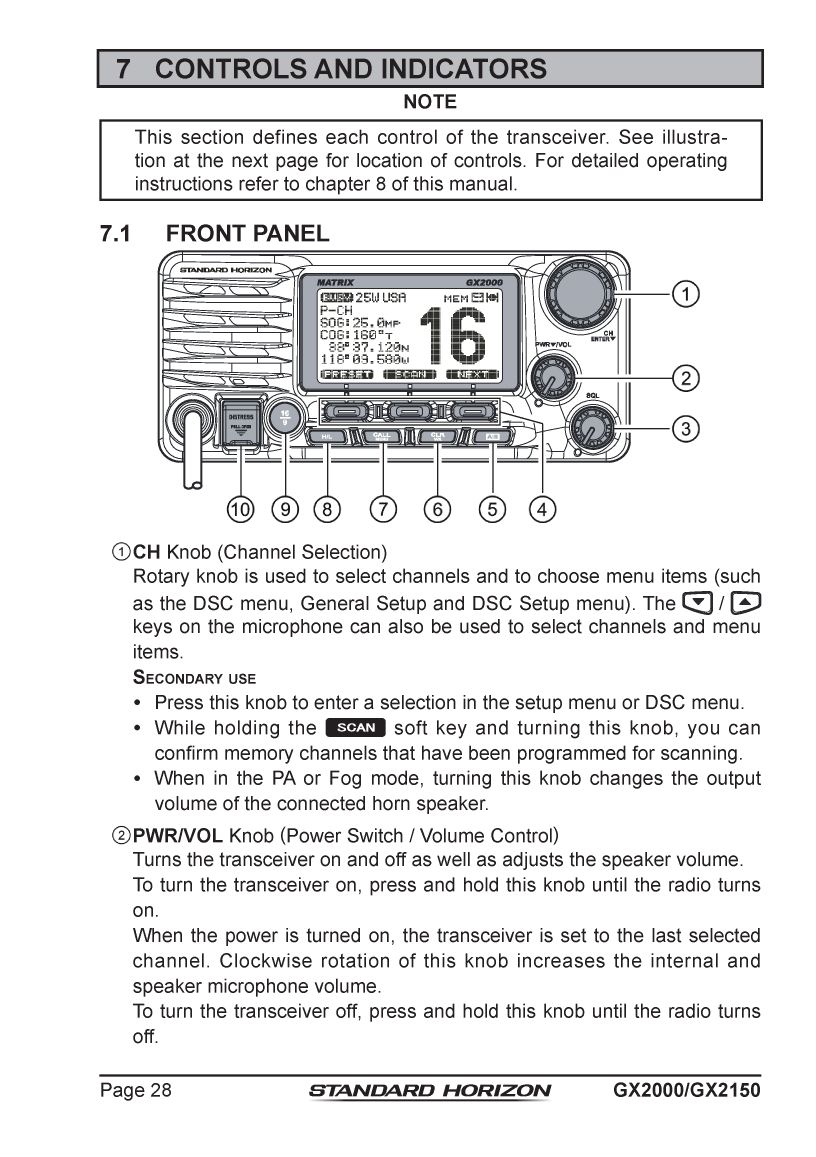 Standard Horizon Gx2150 Om Usa Em044n160 5292013