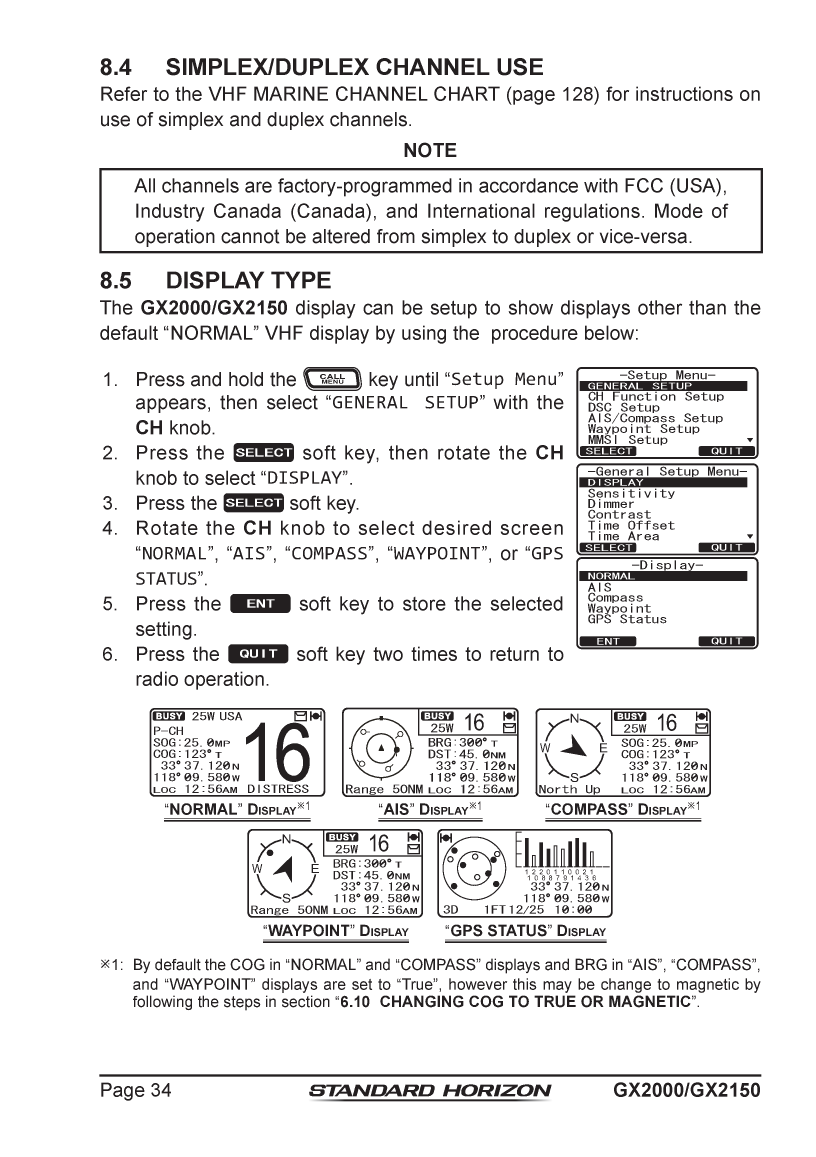 Standard Horizon Gx2150 Om Usa Em044n160 5292013