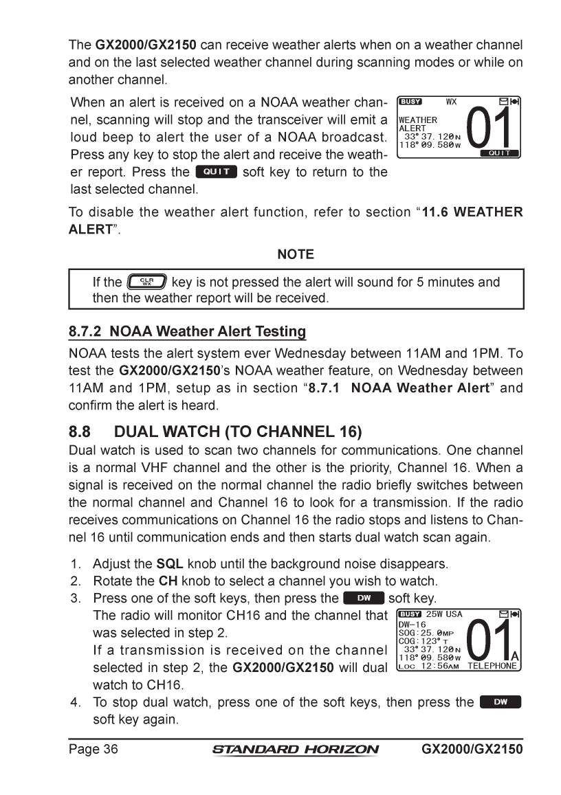 Standard Horizon Gx2150 Om Usa Em044n160 5292013