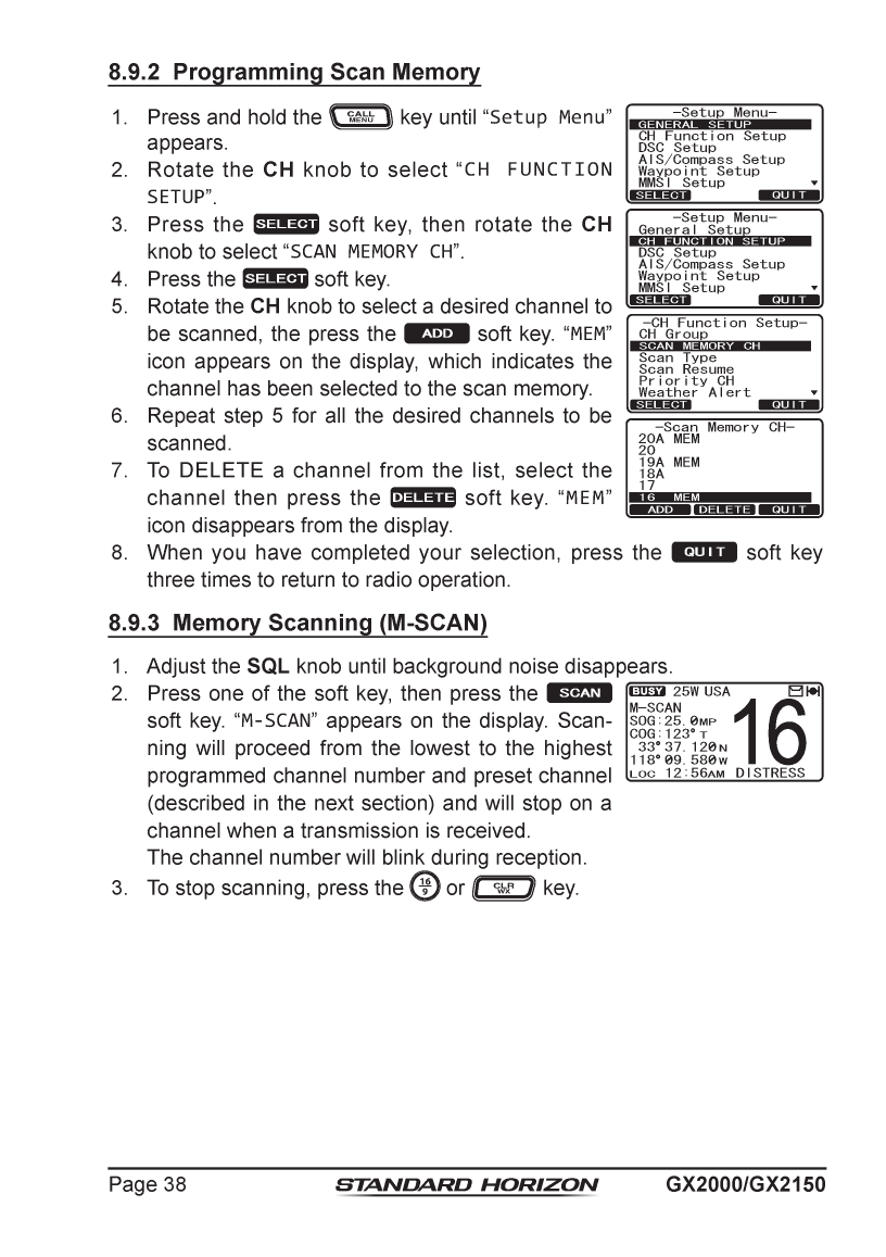 Standard Horizon Gx2150 Om Usa Em044n160 5292013