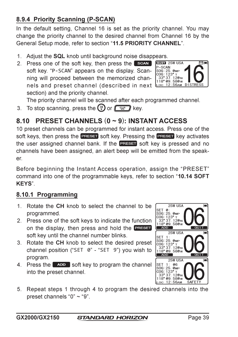 Standard Horizon Gx2150 Om Usa Em044n160 5292013