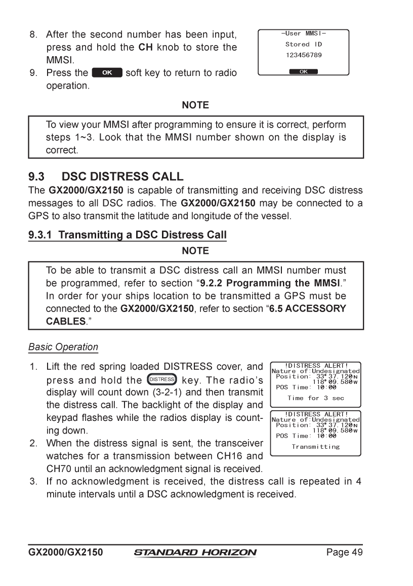 Standard Horizon Gx2150 Om Usa Em044n160 5292013